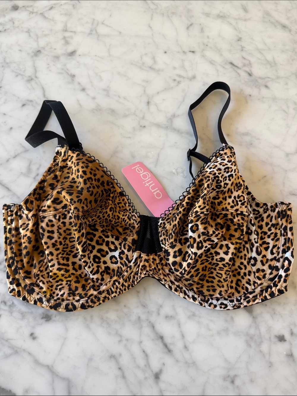 Antigel leopard print underwire bra NWT 36E